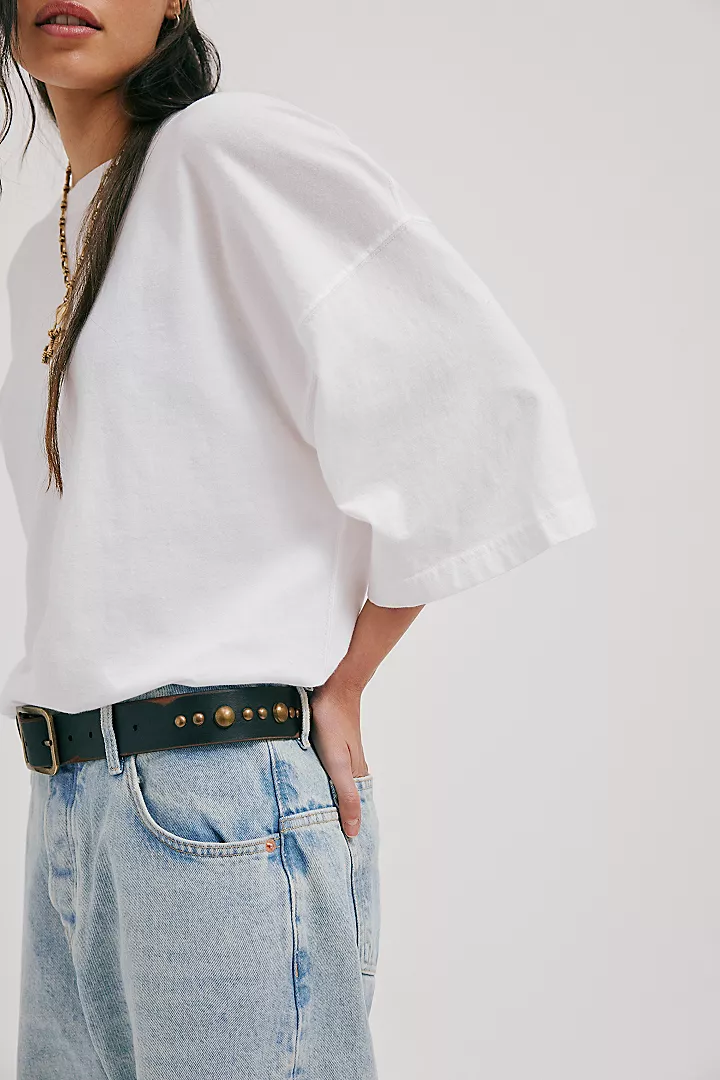 Free People We The Free Perfect Oversized Tee - White - Image 4