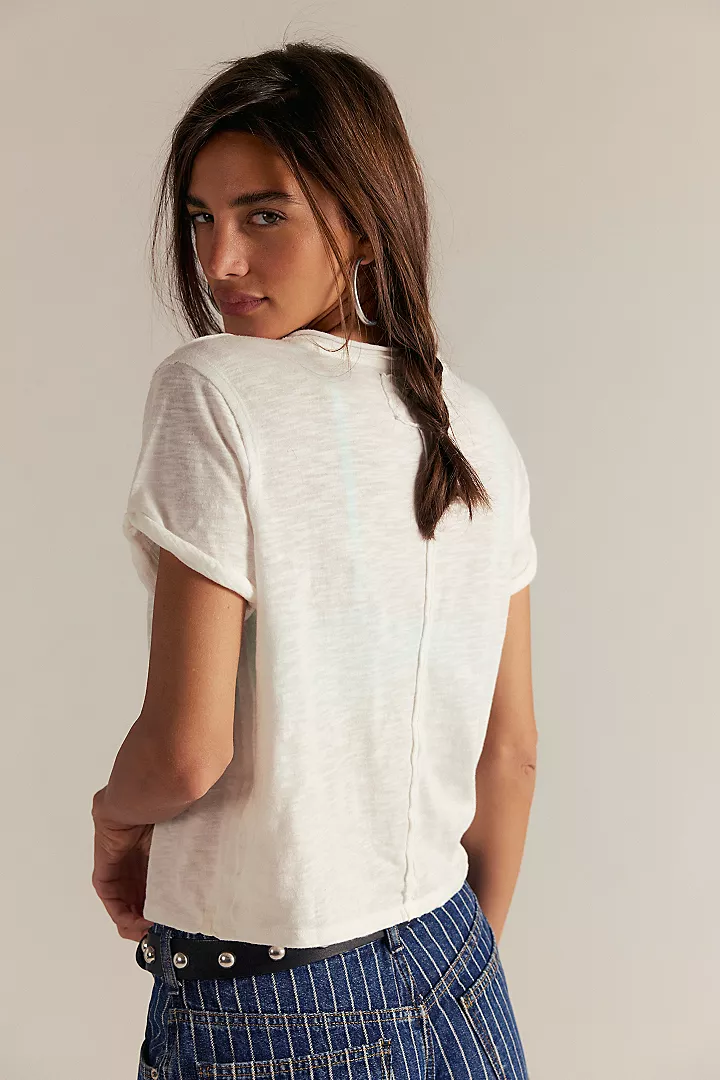Free People We The Free Take 2 Tee - Clean Ivory - Image 2