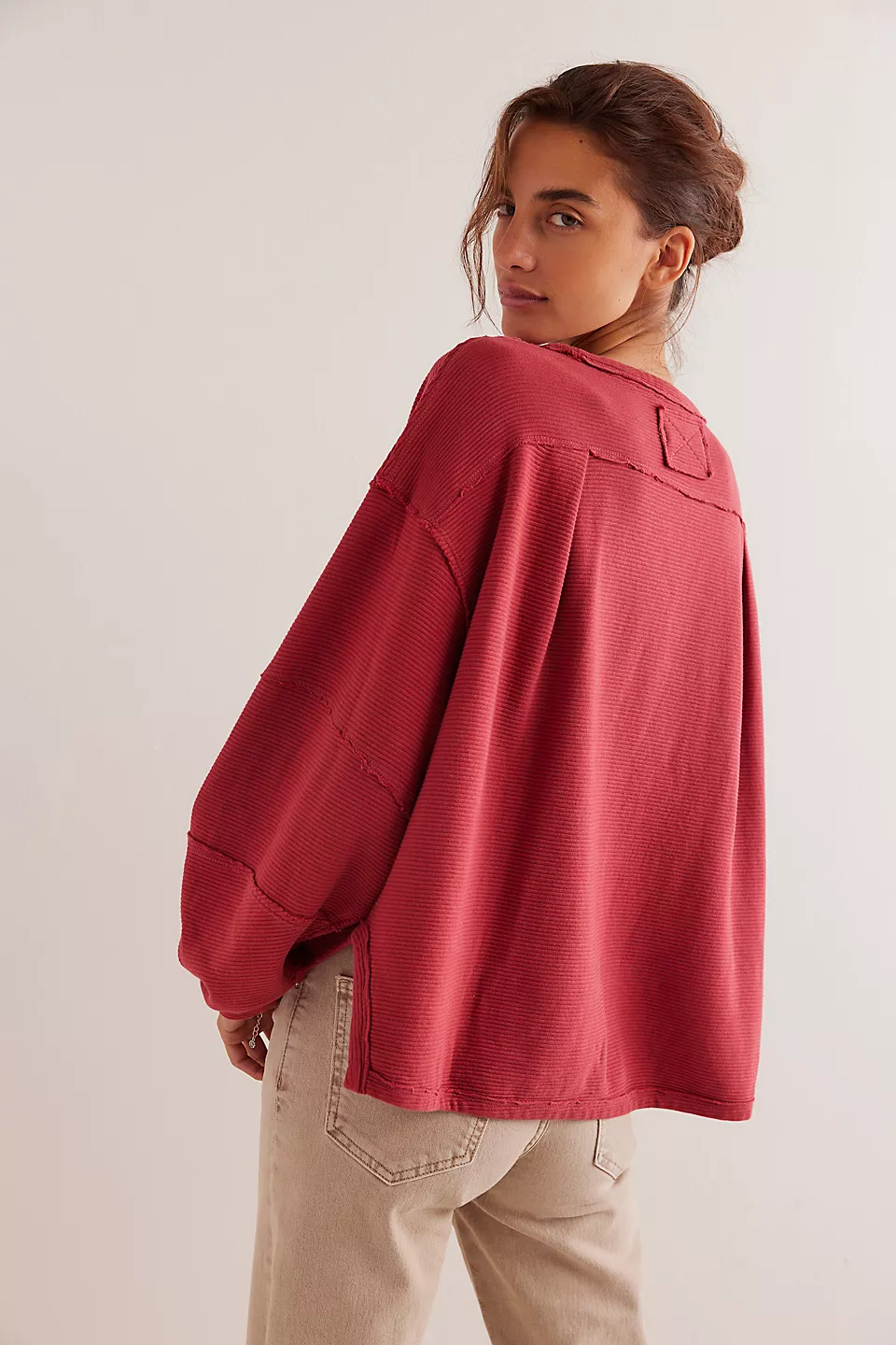 Free People We The Free Total Eclipse Tee - RUBIES - Image 2