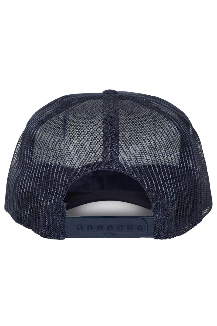 Friday Feeling Sunset Club Trucker Hat - Navy - Image 4