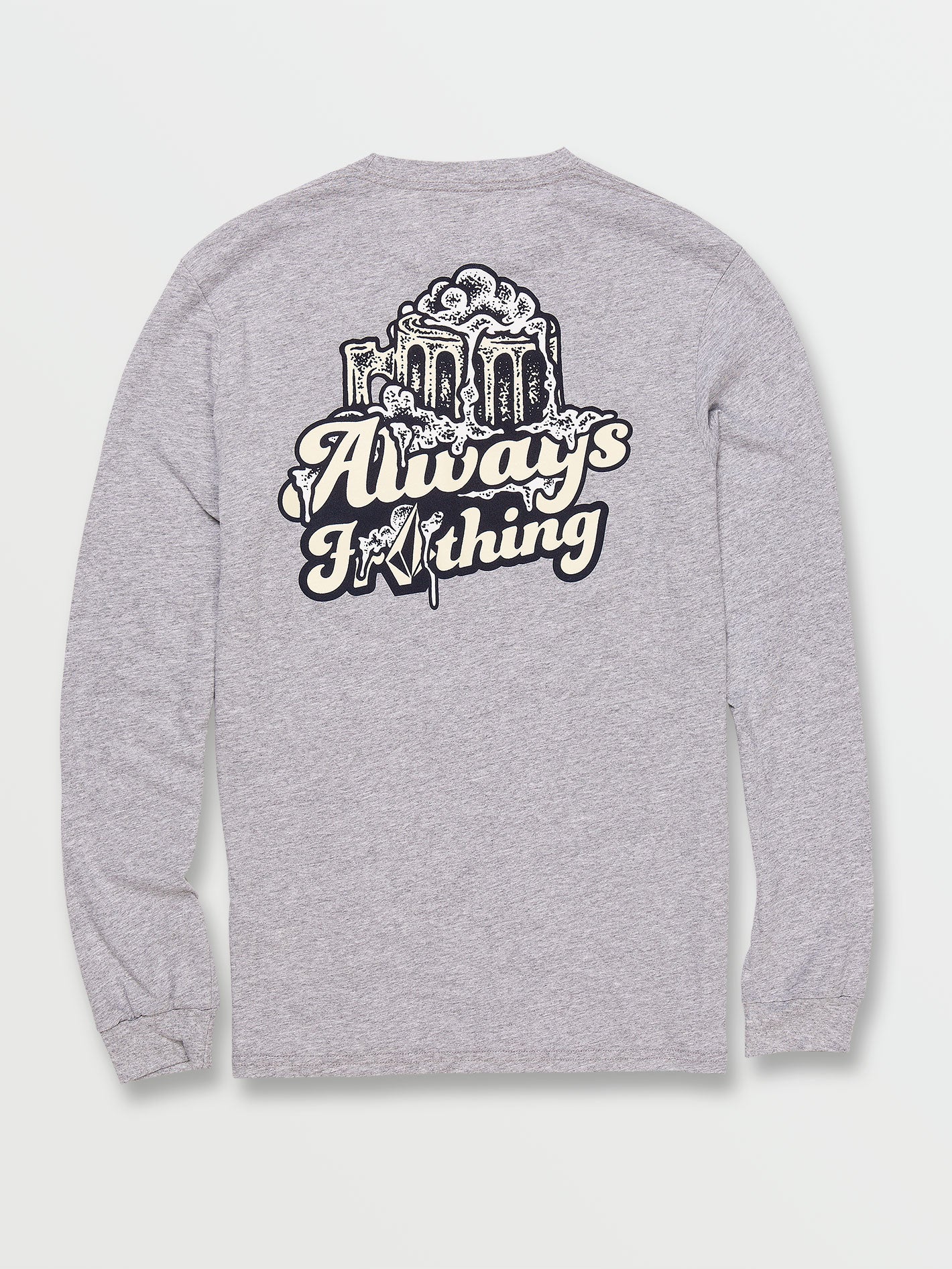 Frothy Days Long Sleeve Tee - Black - Image 3