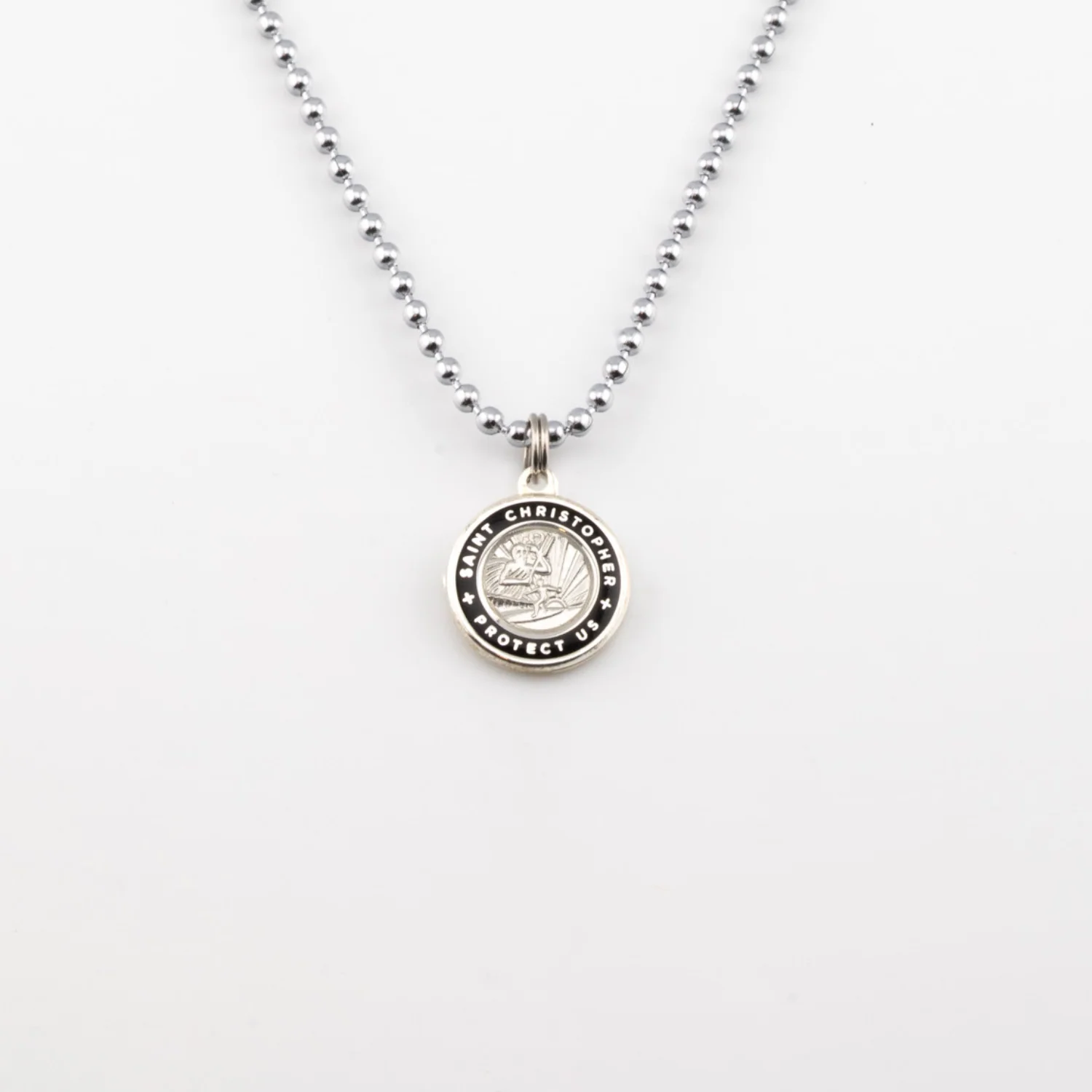 GETBACK SUPPLY SMALL NECKLACE - SILVER/BLACK