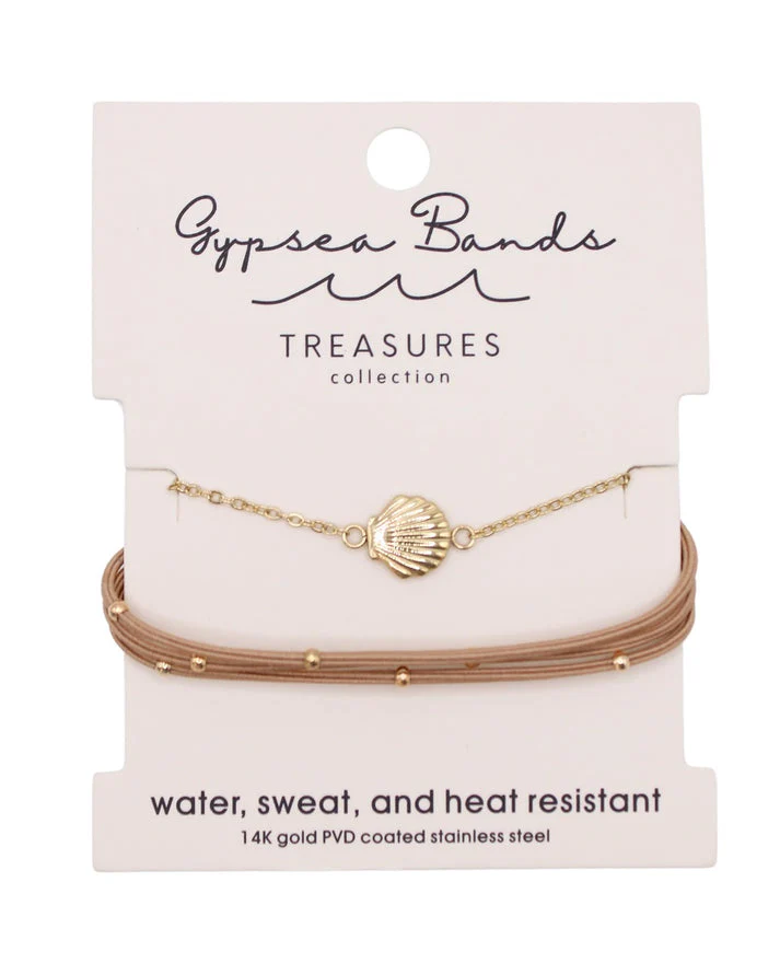 Gypsea Bands Treasures 14k Gold Sea Shell Bracelet Set - NA - Image 2