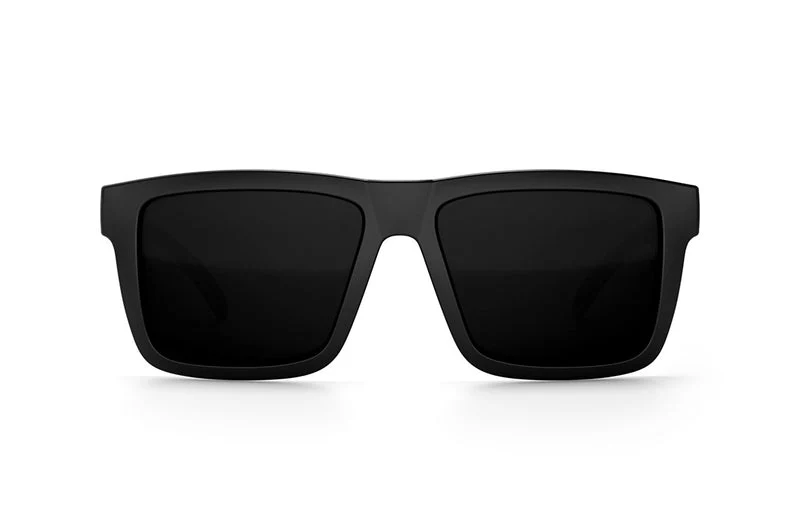 Heat Wave Visual XL VISE Z87 Sunglasses - BLACK FRAME/ ULTRA BLACK LENS - Image 2