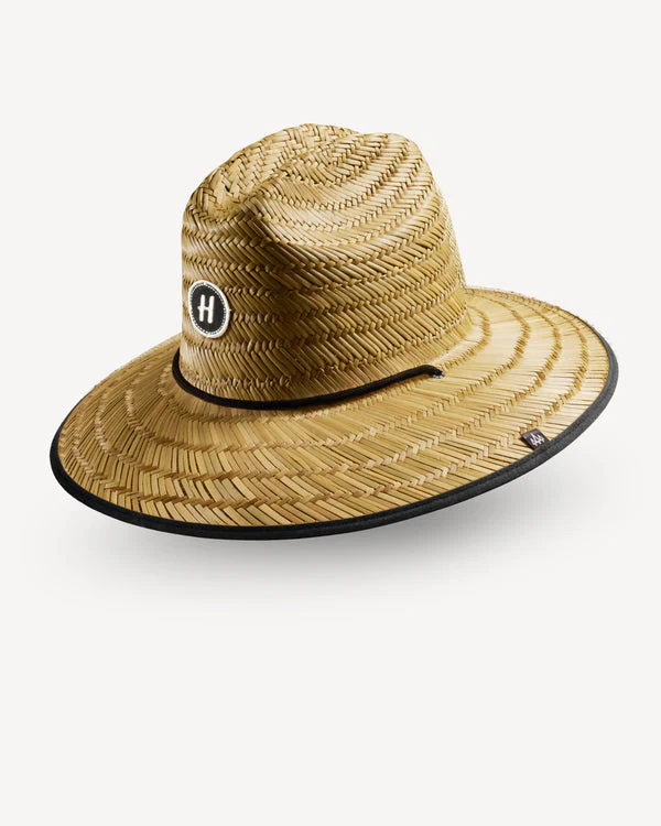 Hemlock Bare Bottom Lifeguard Straw Hat - BARE BLACK - Image 2