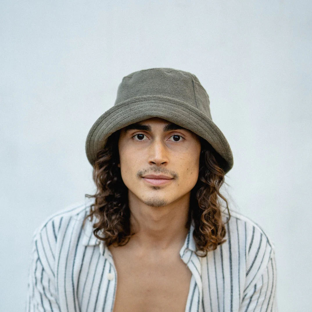 Hemlock Hat Co. Marina Bucket - Olive - Image 4