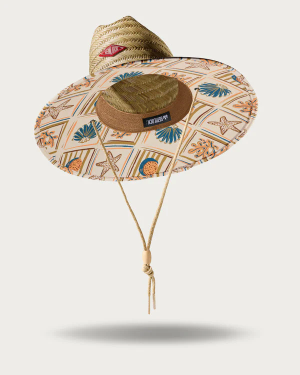 Hemlock UPF 50+ Lifeguard Straw Hat - SEASHELL