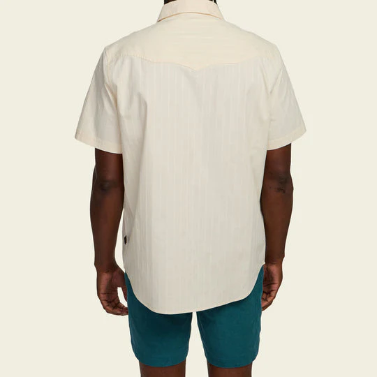 Howler Bros Crosscut Deluxe Shortsleeve Shirt - Off White - Image 5