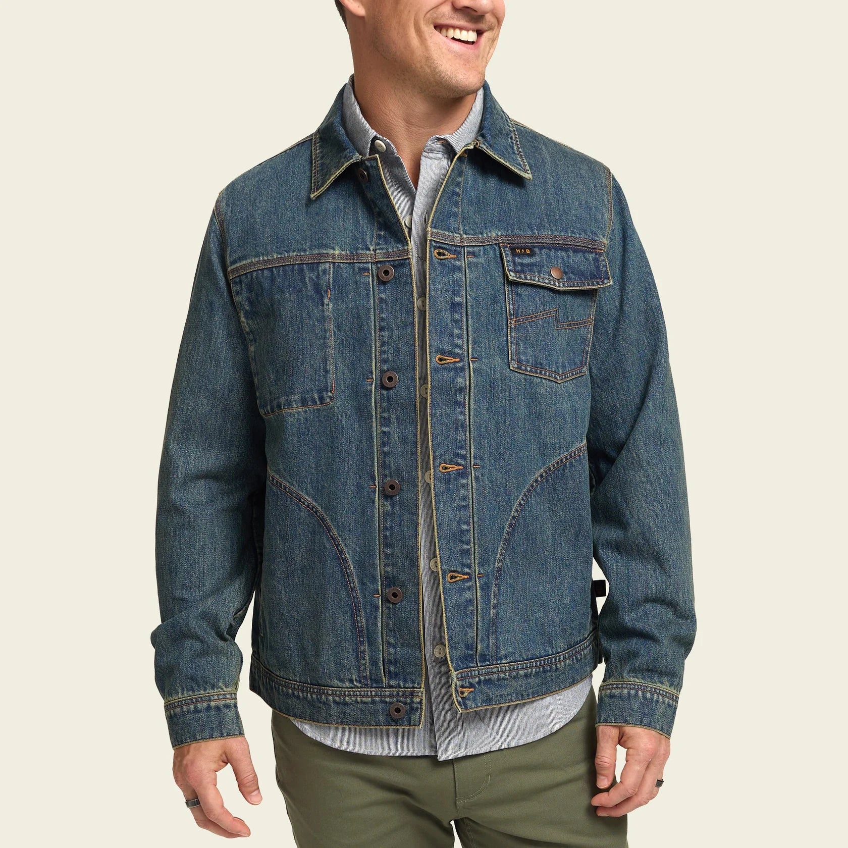 Howler Bros Denim Depot Jacket - Petty Denim Wash - Image 4