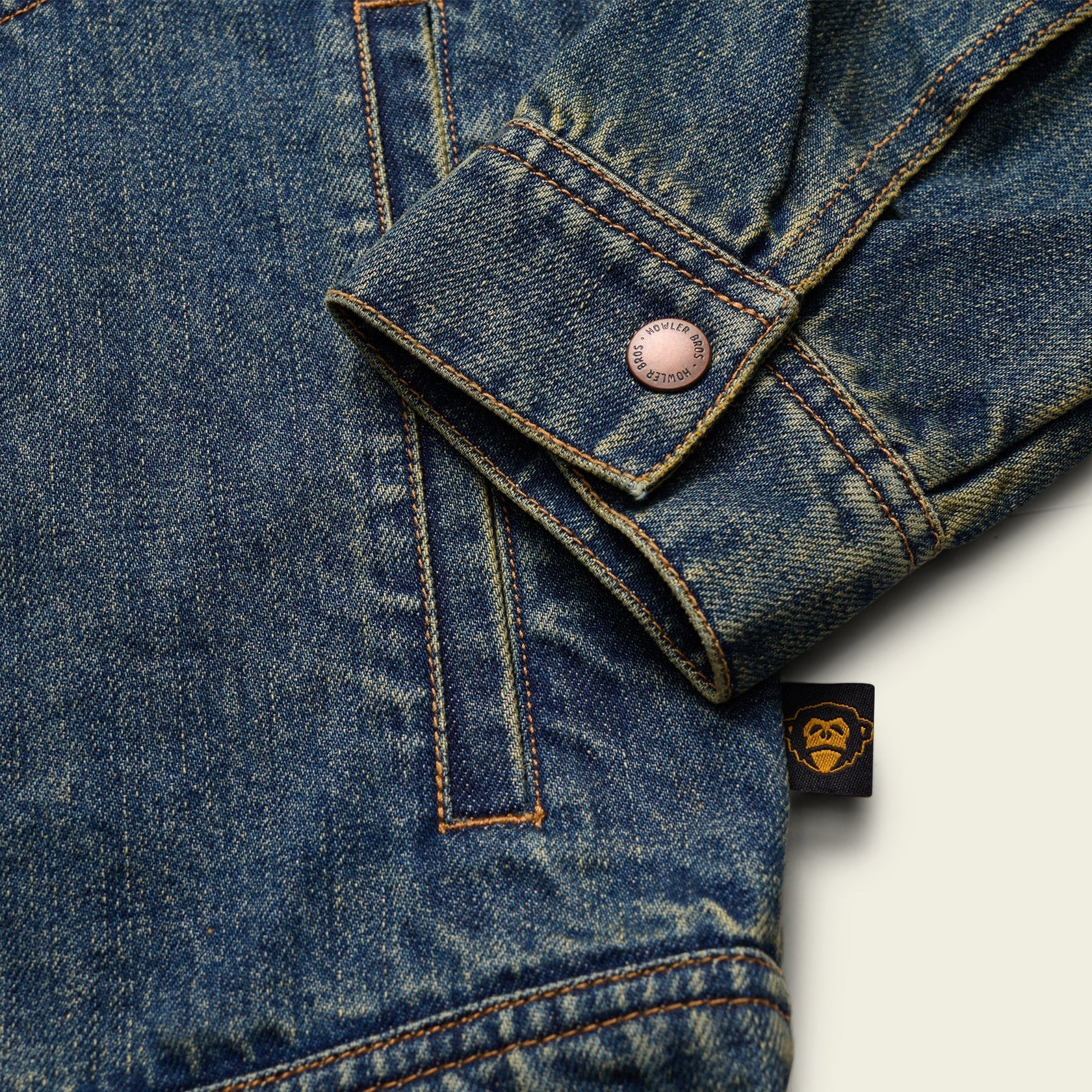 Howler Bros Denim Depot Jacket - Petty Denim Wash - Image 7