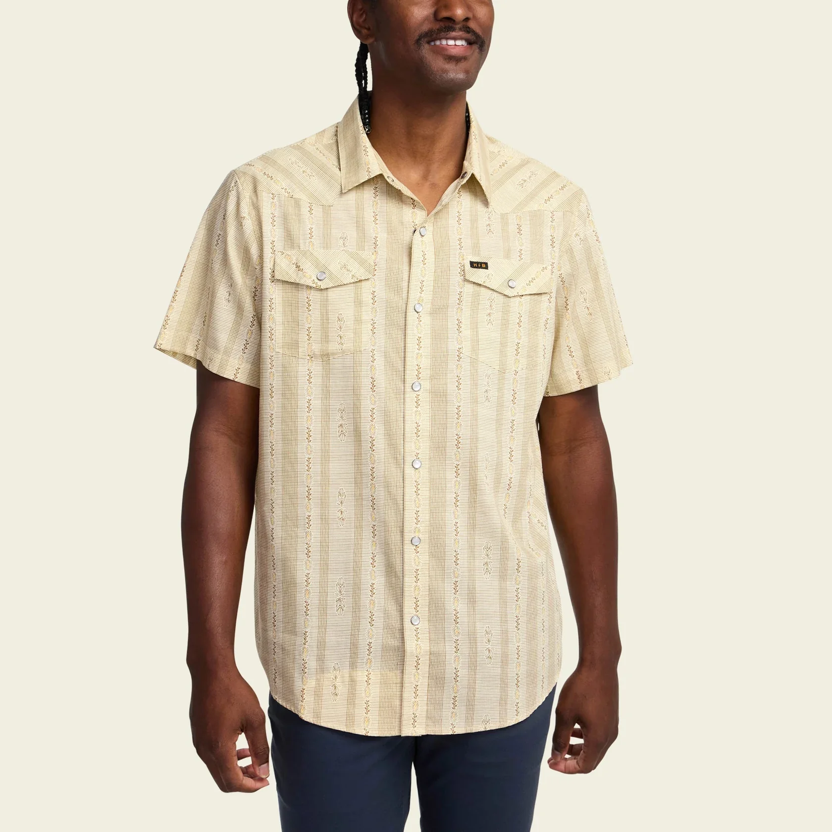 Howler Bros H Bar B Snapshirt - Prairie Garland: Dust - Image 4