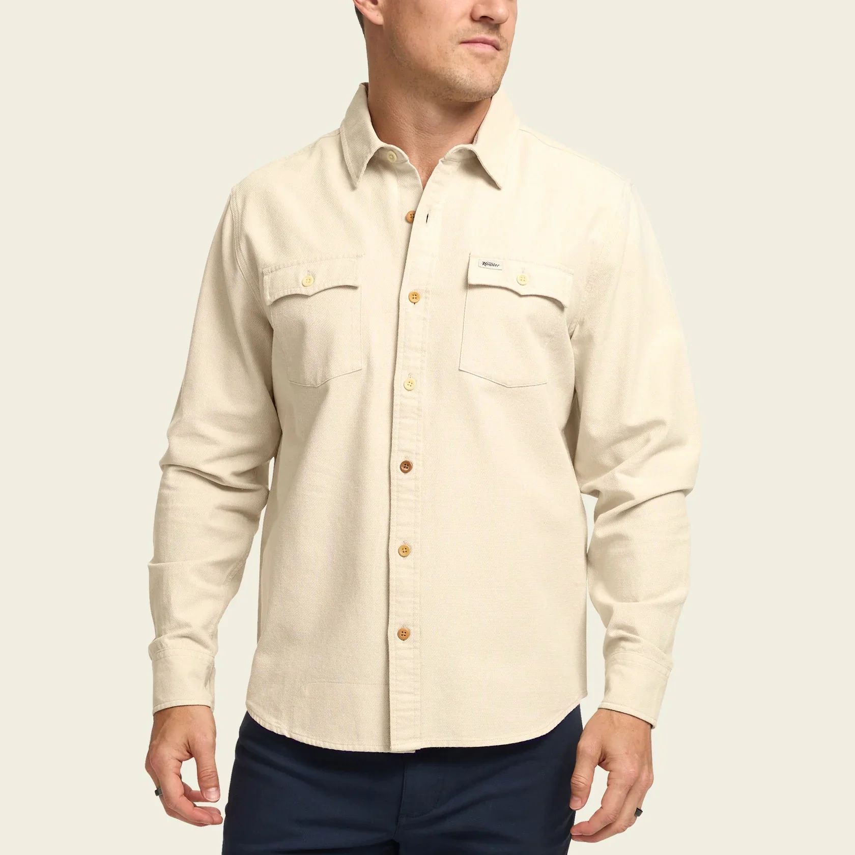 Howler Bros Novato Shirt - Oatmeal - Image 4