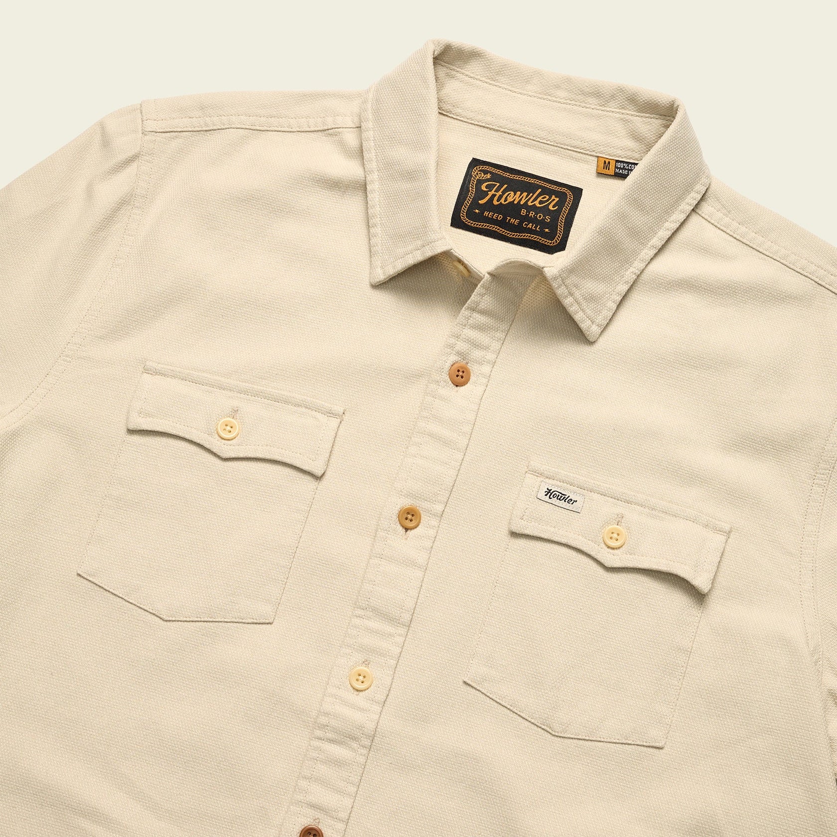 Howler Bros Novato Shirt - Oatmeal - Image 7