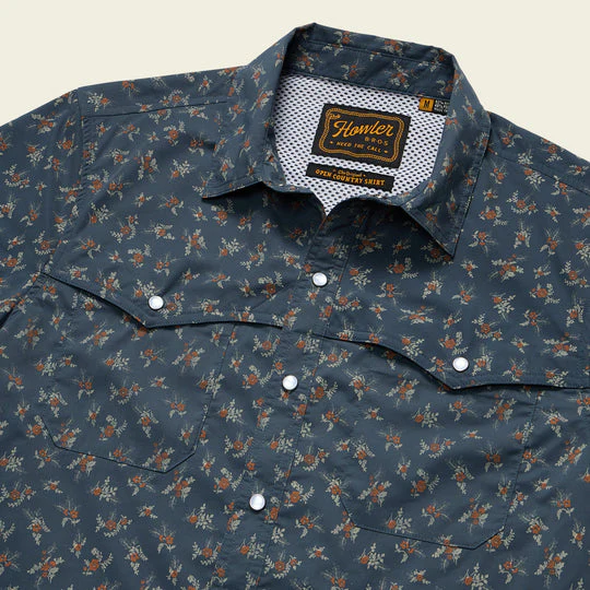 Howler Bros Open Country Tech Shirt - Dark Slate Blue - Image 2