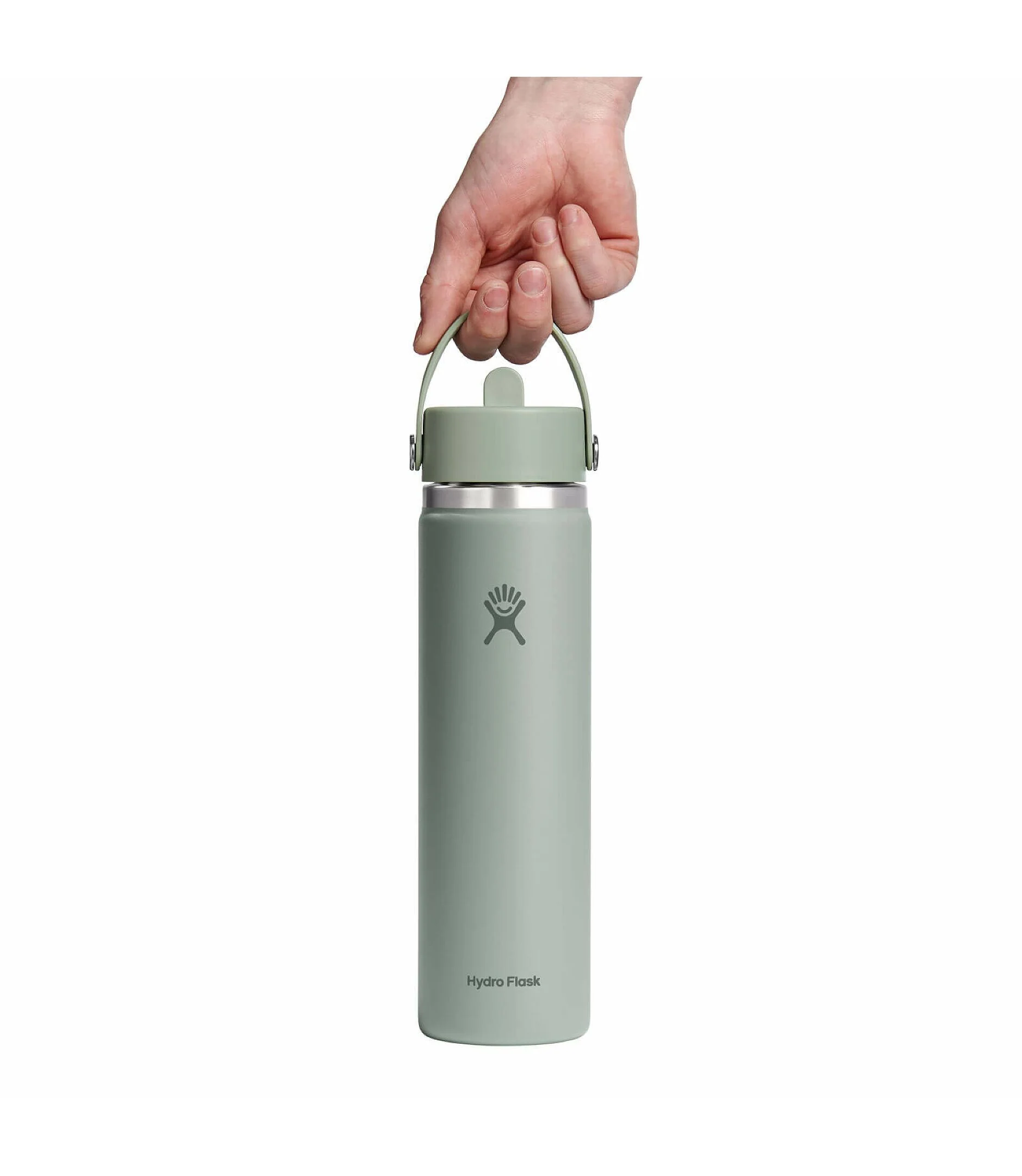 Hydro Flask 24 Oz Wide Mouth With Flex Straw Cap - Agave - Image 3