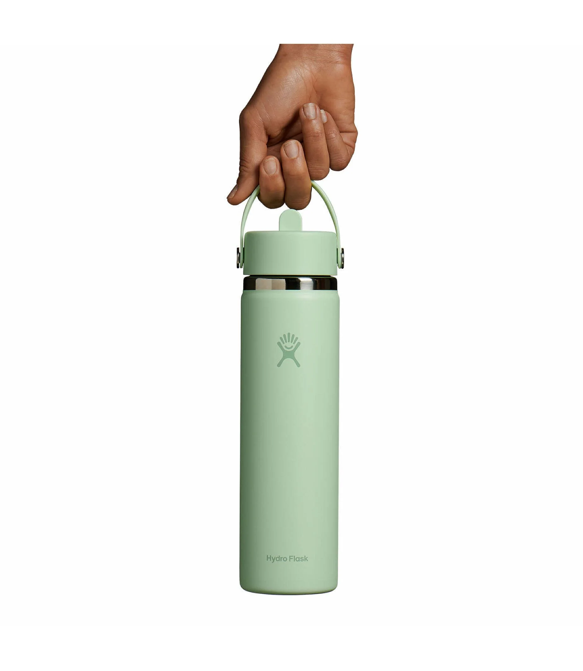 Hydro Flask 25 Oz Wide Mouth With Flex Straw Cap - Aloe - Image 3