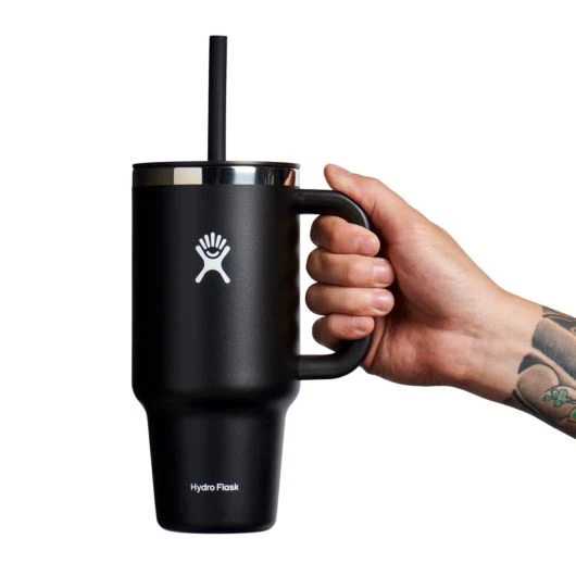 Hydro Flask 32 Oz All Around Travel Tumbler - Black - Image 3