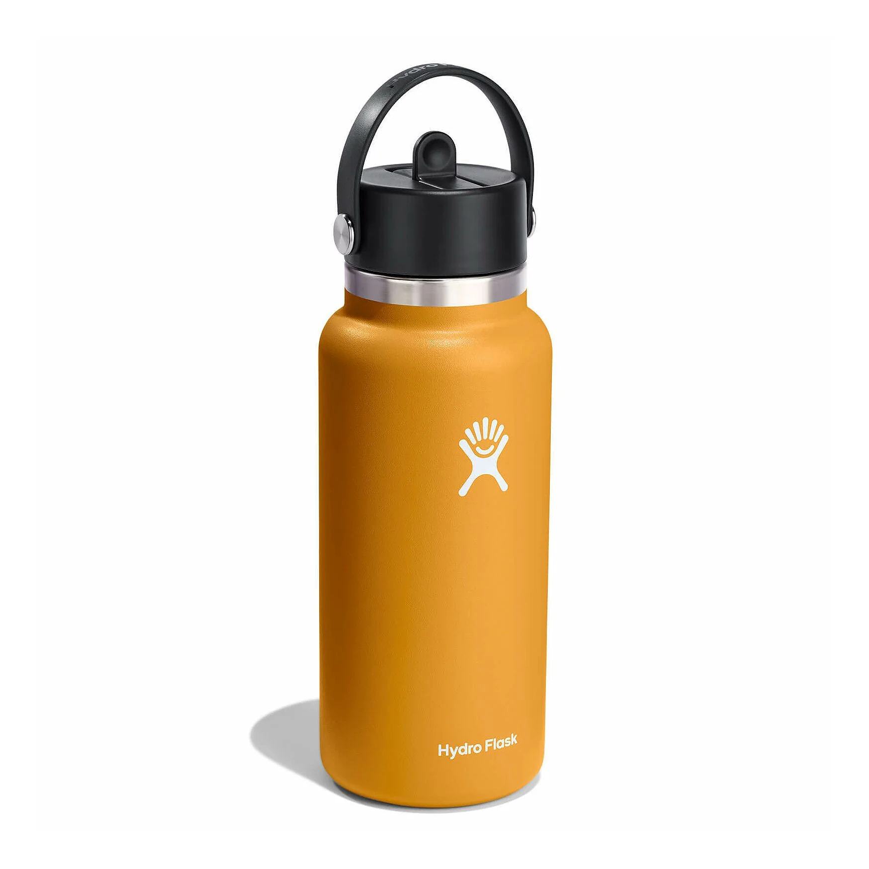 Hydro Flask 32 oz Wide Mouth with Flex Straw Cap - FOSSIL - Image 2
