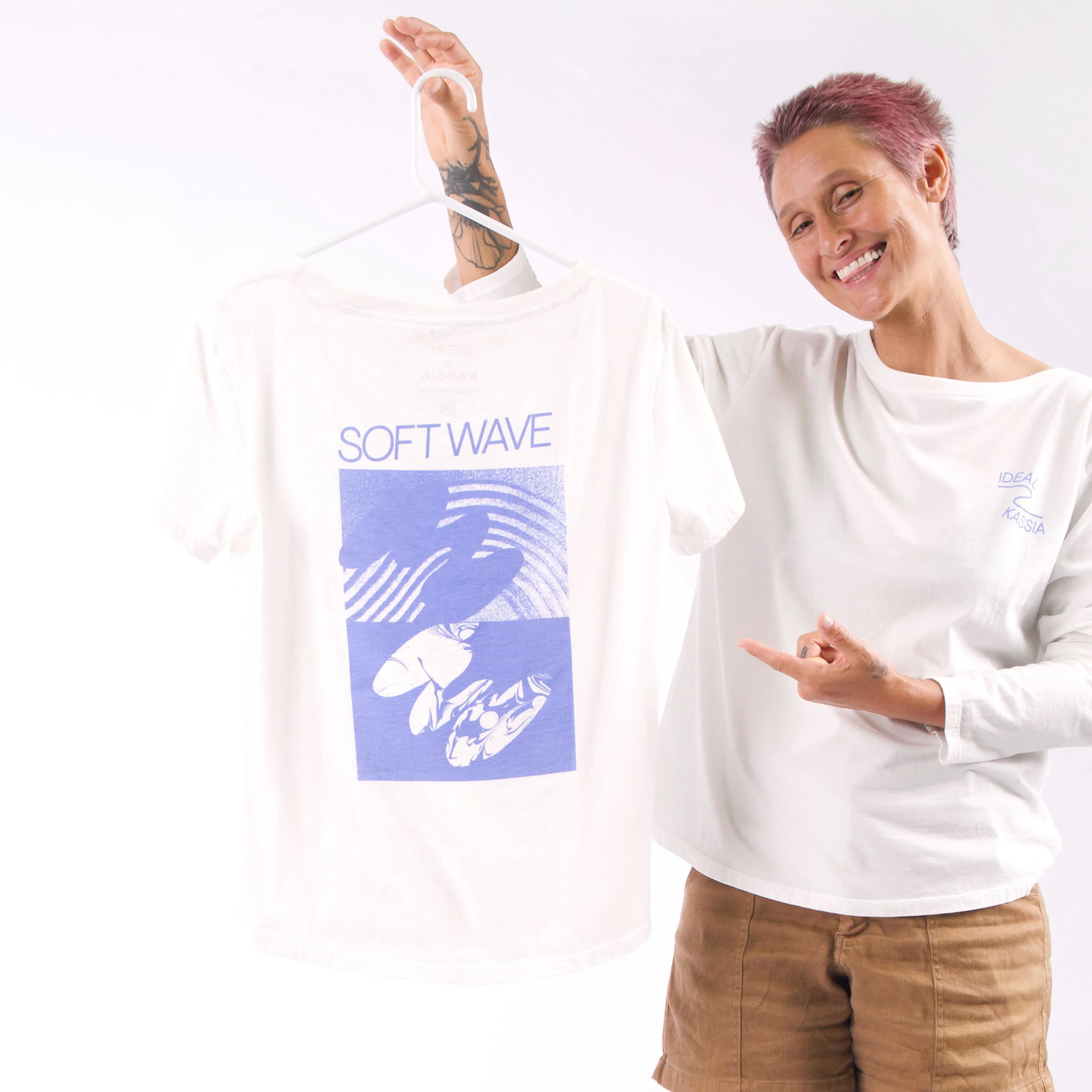 KASSIA+SURF IDEAL x KASSIA SOFT WAVE SHORT SLEEVE SHIRT (PRE-SALE) - Image 5