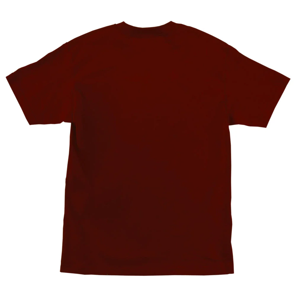 Independent Skull Span Mens Independent T-Shirt - BURGUNDY - Image 2