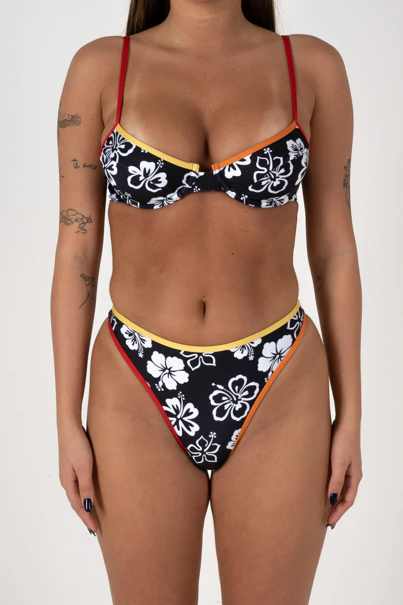 Inner Relm GoodLuck Cup Top - ALOHA BLACK - Image 2