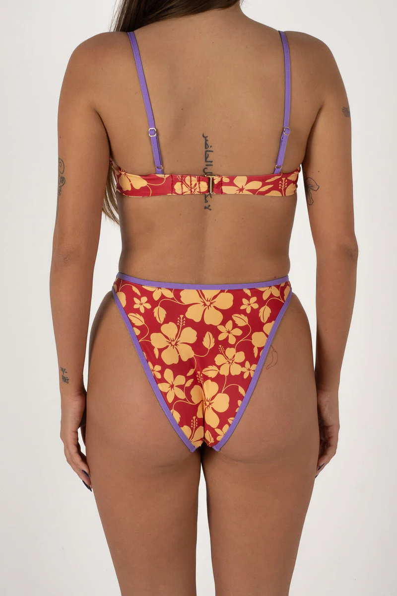 Inner Relm GoodLuck Cup Top - ALOHA RED - Image 3