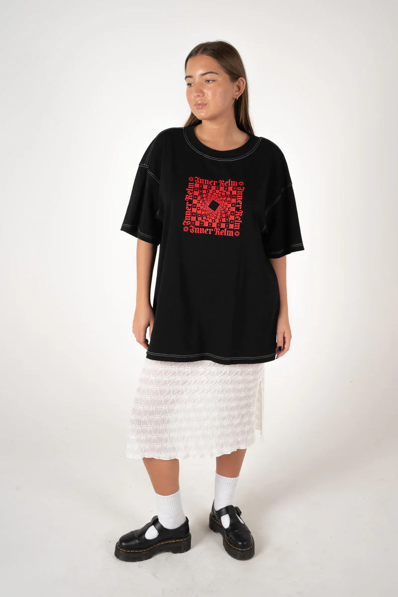 Inner Relm TimeWarps Tee - BLACK