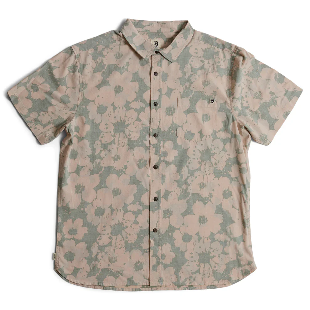 Instinct Malone Short Sleeve Woven Shirt - Sage