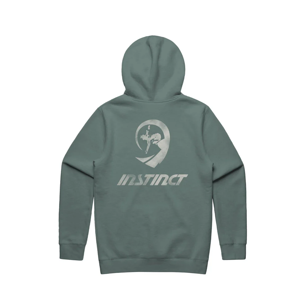 Instinct Overspray Tube Rider Hoodie - Alpine Green