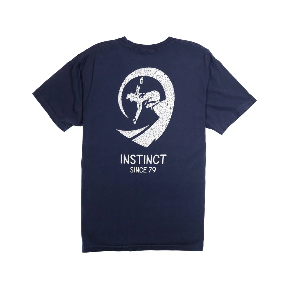 Instinct Painted Tube Rider Tee - Navy