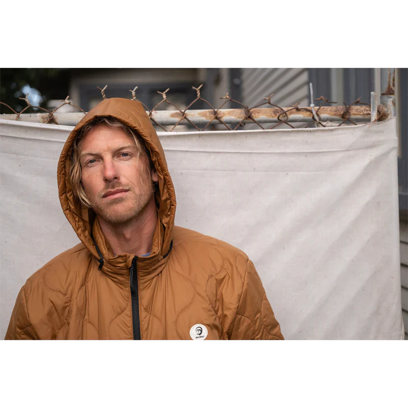Instinct Warner Packable Puffer Jacket - Rust - Image 3