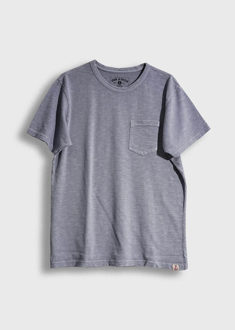 Iron & Resin Bird Pocket Tee - Reef Water