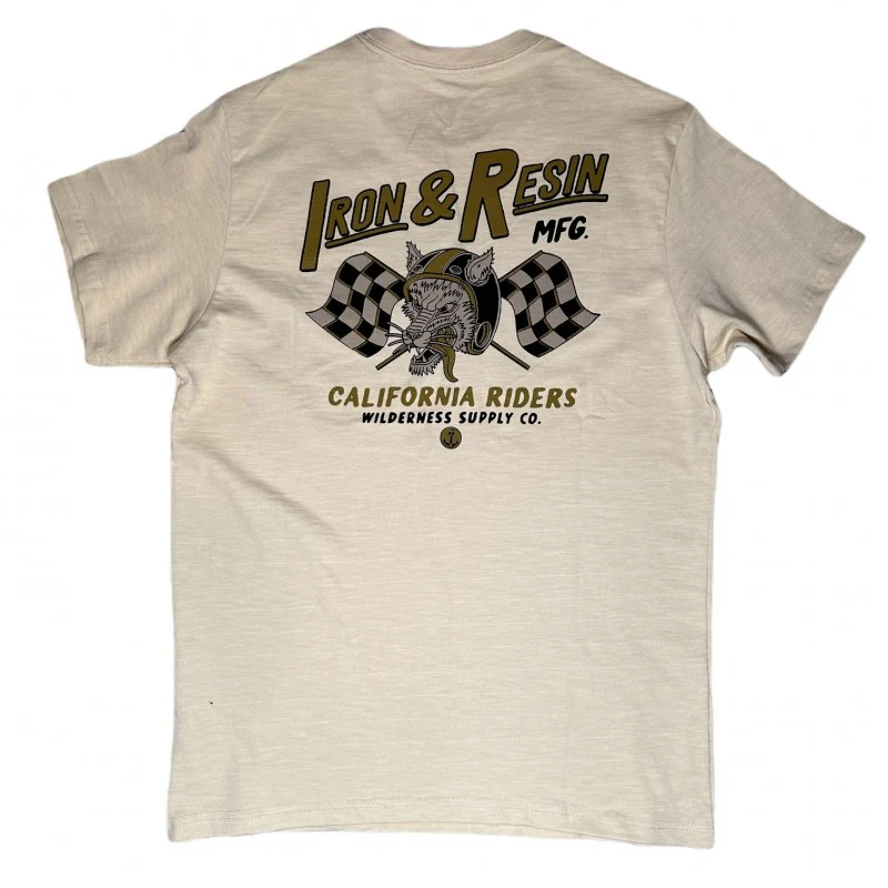 Iron & Resin California Riders Pocket Tee - NATURAL