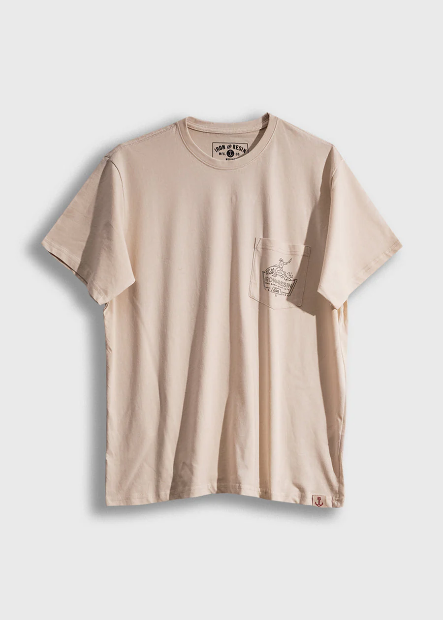 Iron & Resin Rodeo Pocket Tee - Natural - Image 2
