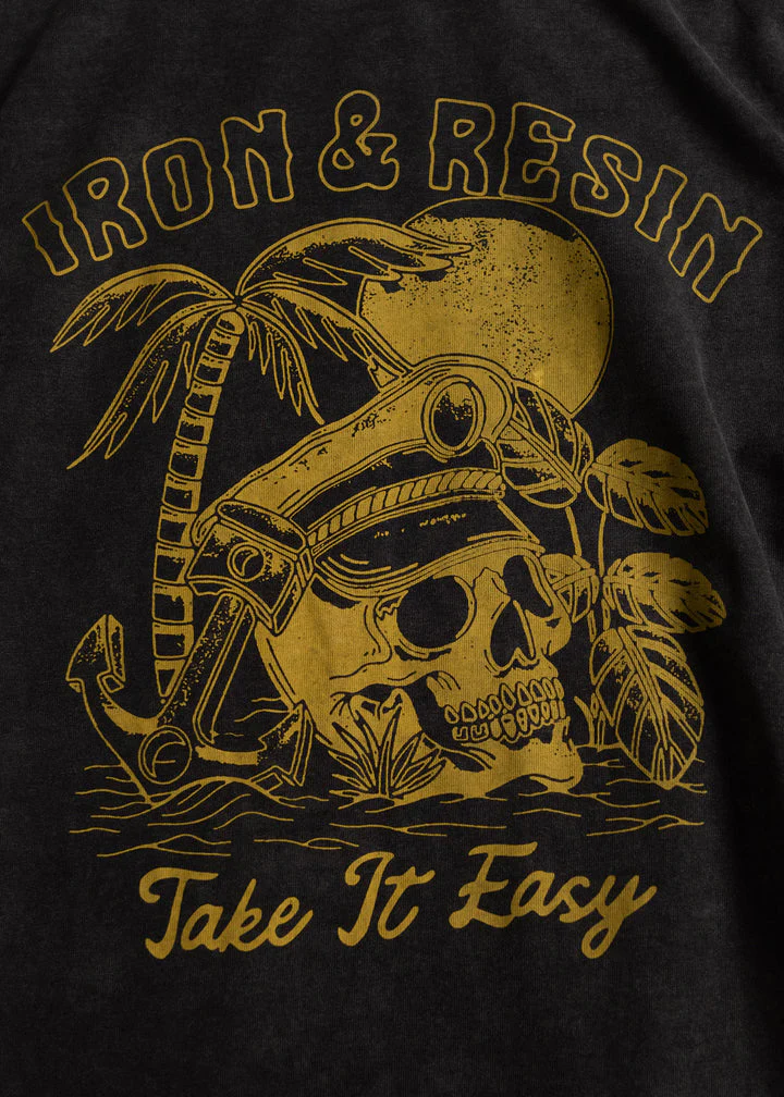 Iron & Resin Take It Easy Pocket Tee - BLACK - Image 4