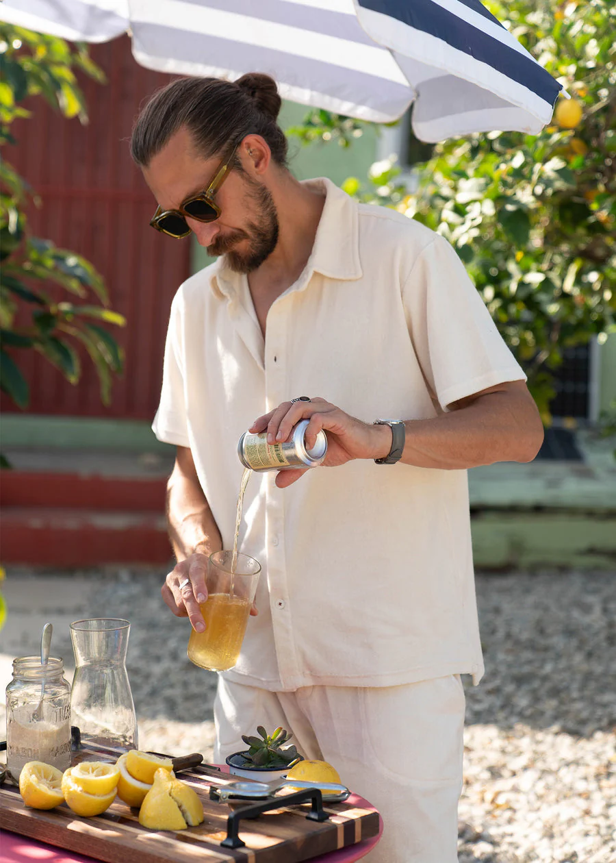 Iron & Resin Terry Shirt - Natural - Image 2