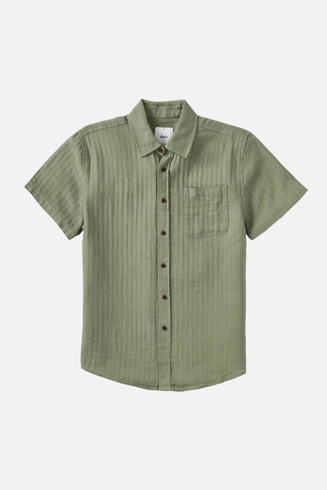 Katin Alan Solid Shirt - Sea Gray - Image 2