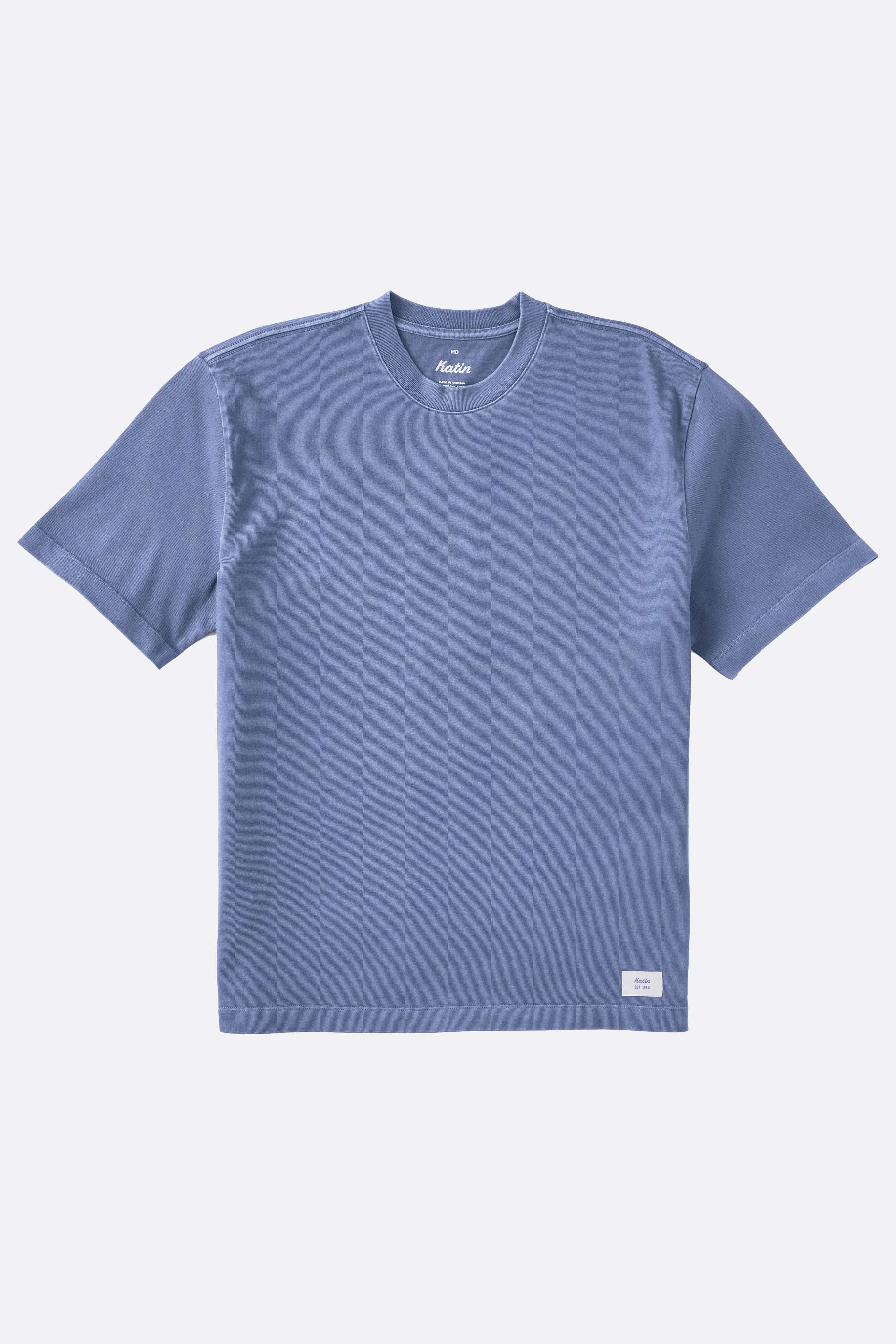 Katin Box Fit Heritage Tee - Blue Pigment Dye