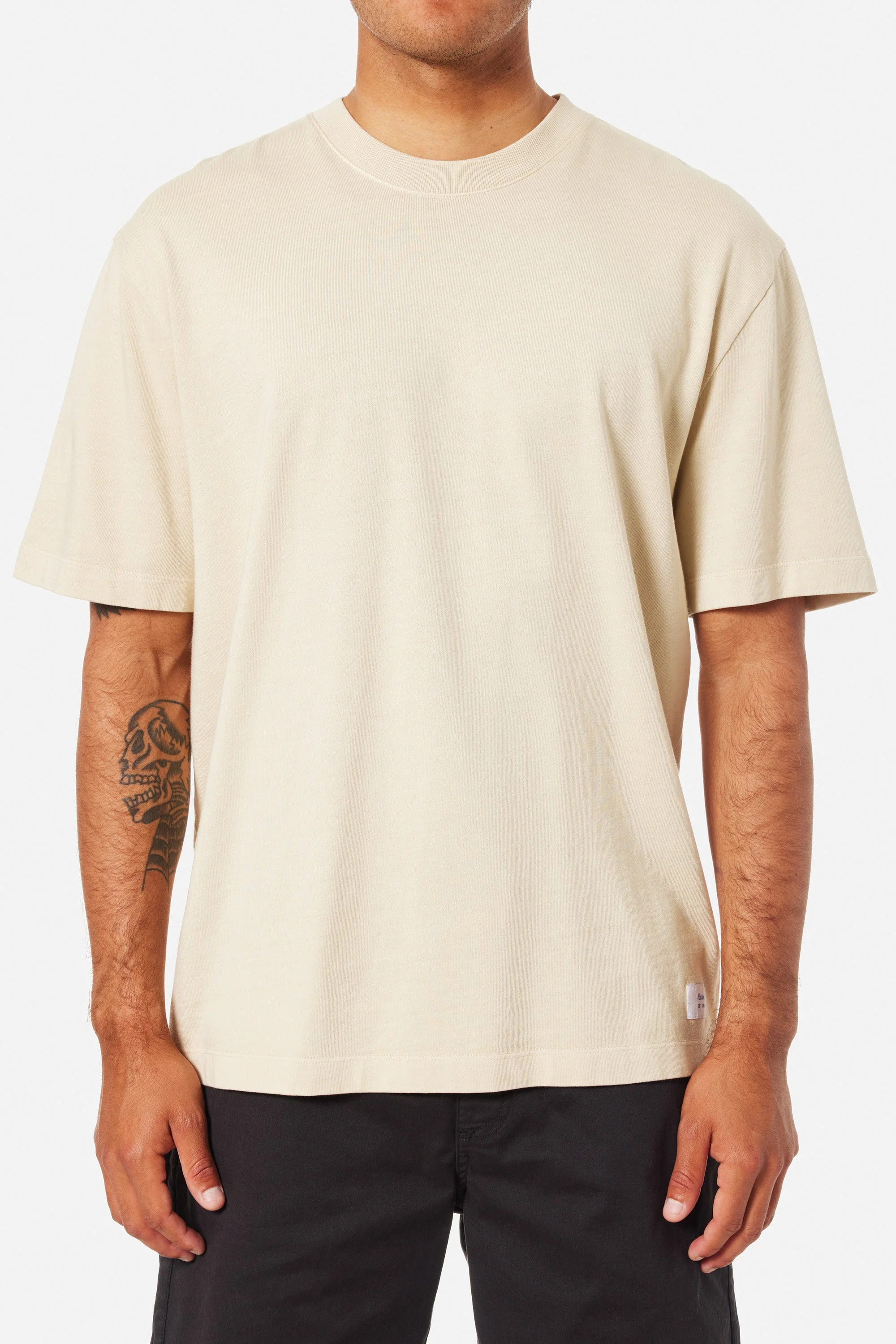 KATIN BOX FIT HERITAGE TEE - PELICAN
