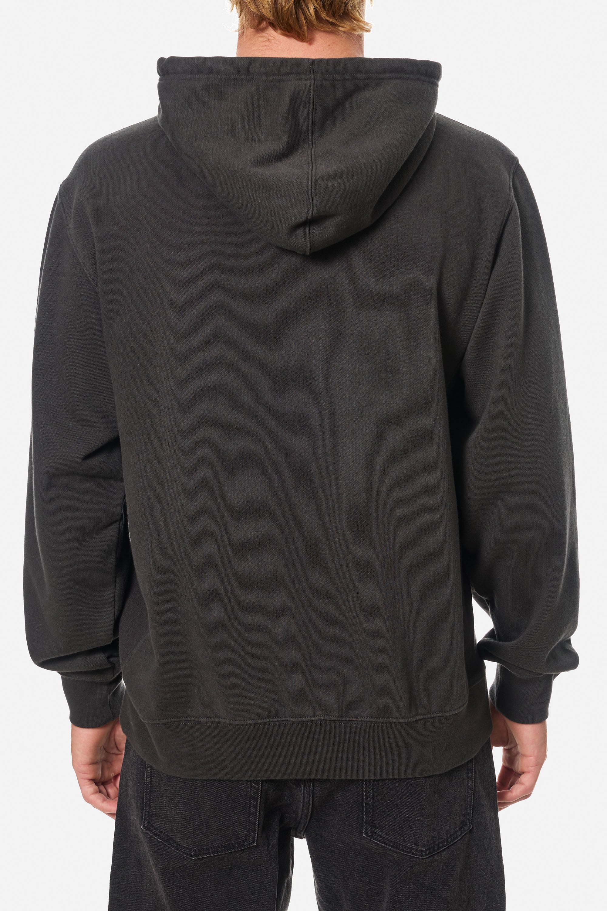 Katin Embroidered Hoodie - Black Wash - Image 3
