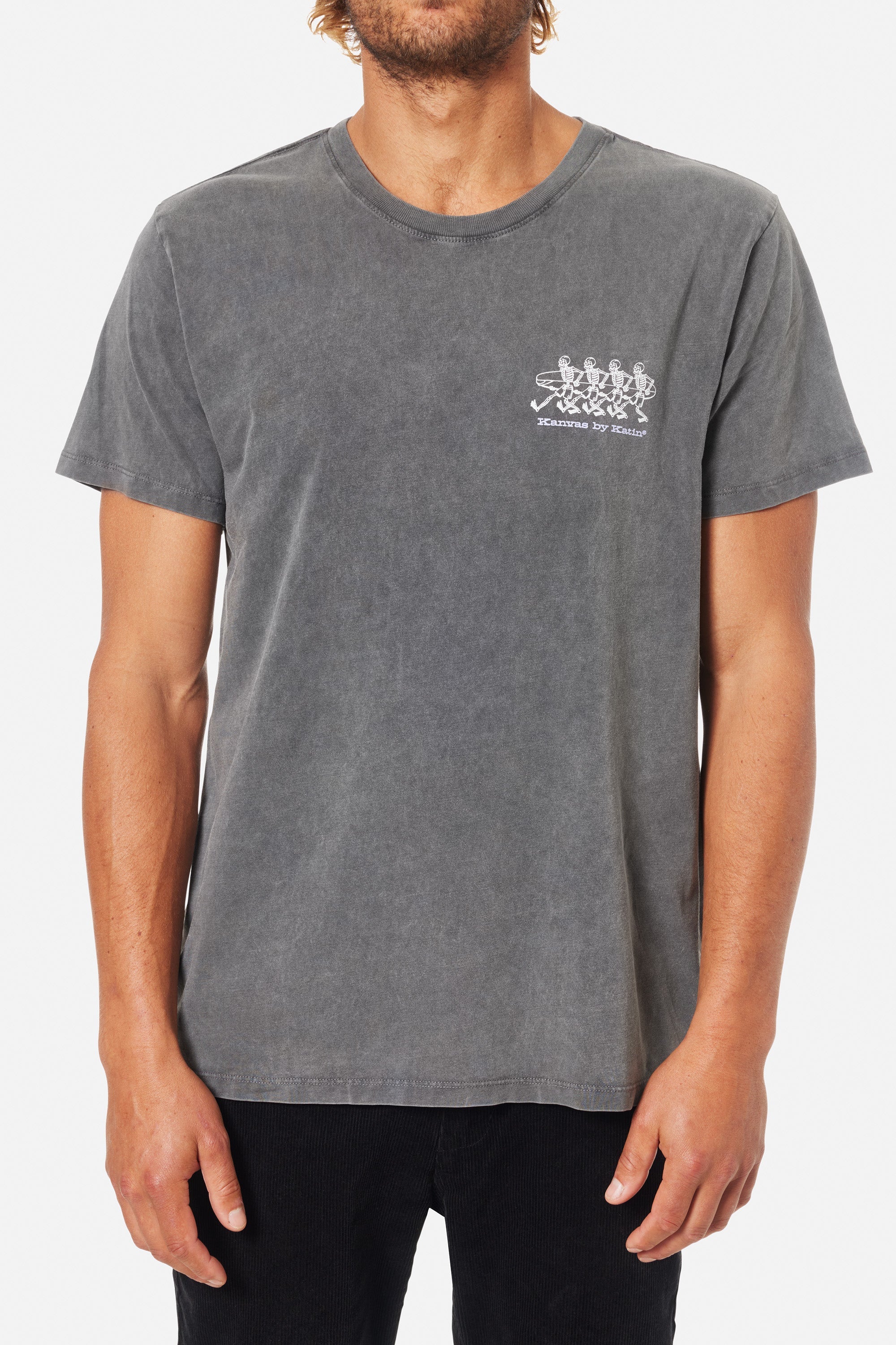 KATIN HERMANOS TEE - BLACK SAND WASH - Image 2