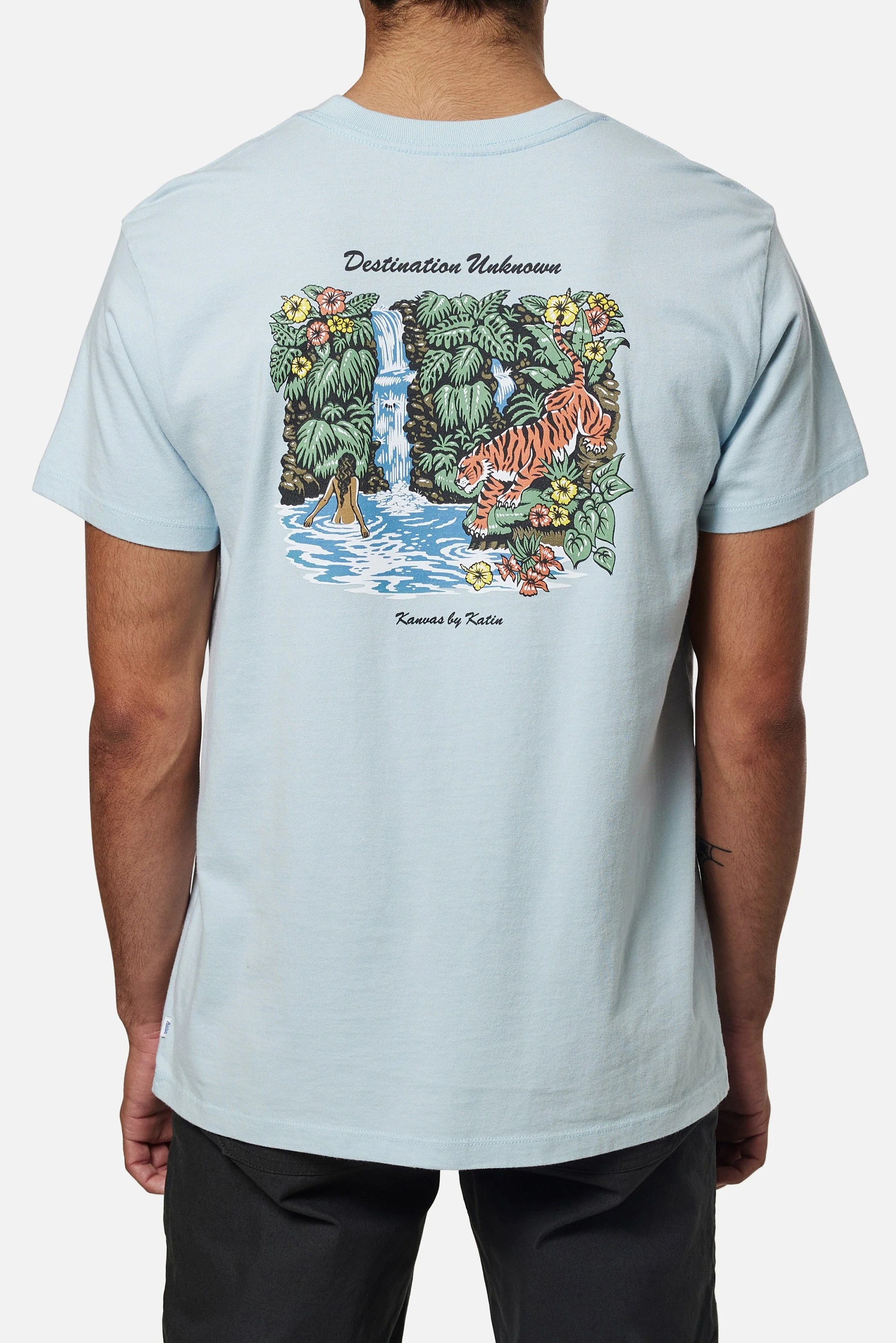KATIN Lagoon Tee - LIGHT BLUE