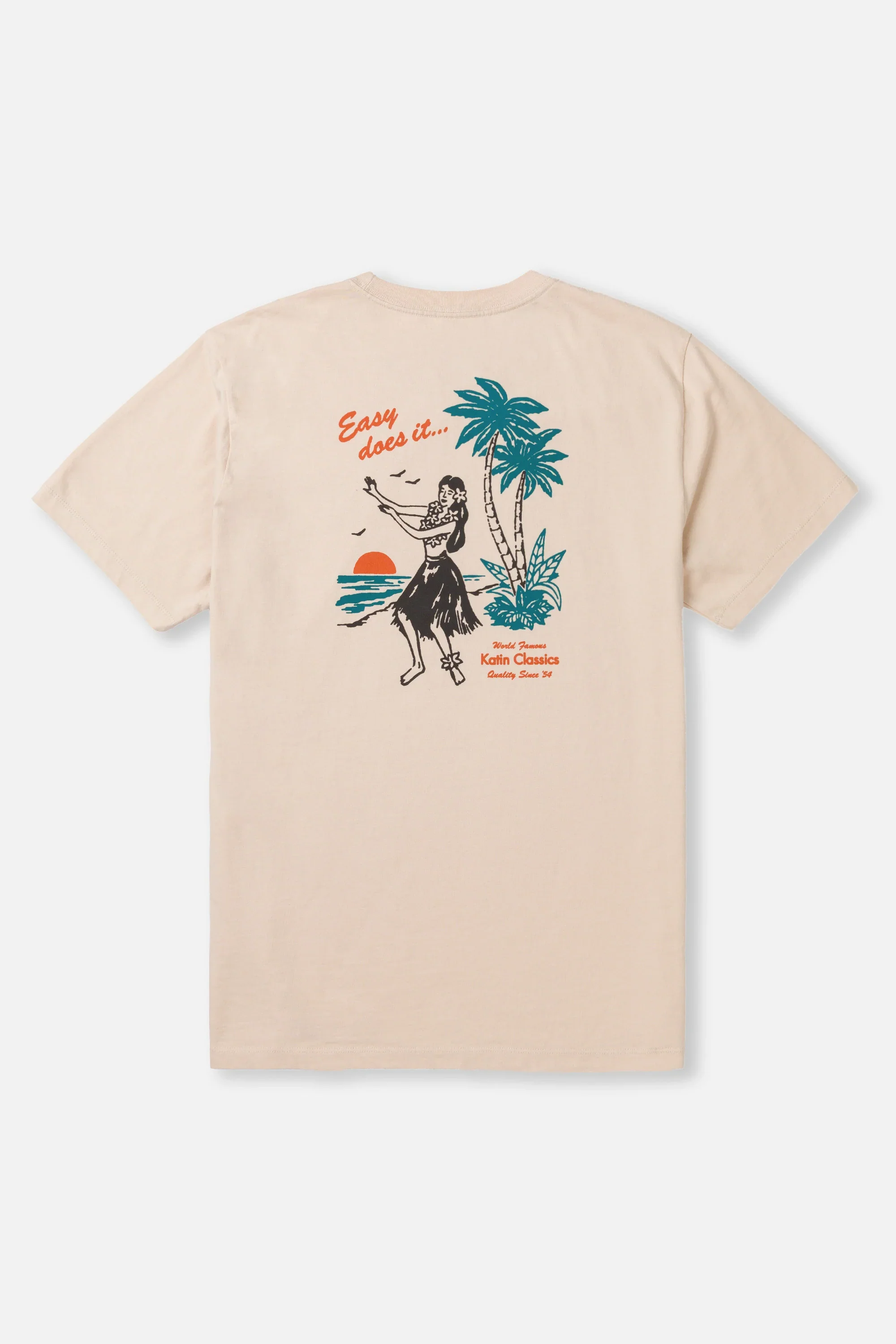 Katin Men's Auana Tee - Almond Peach