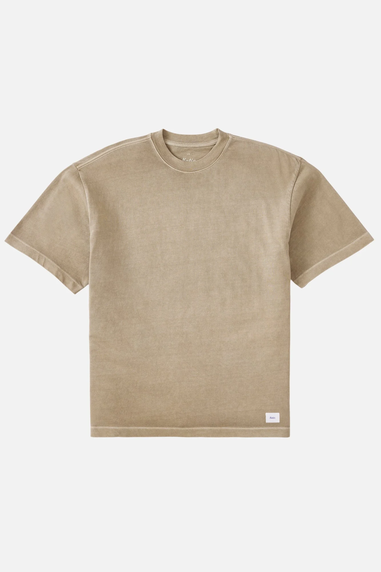 Katin Men's Box Fit Heritage Tee - Vintage Khaki