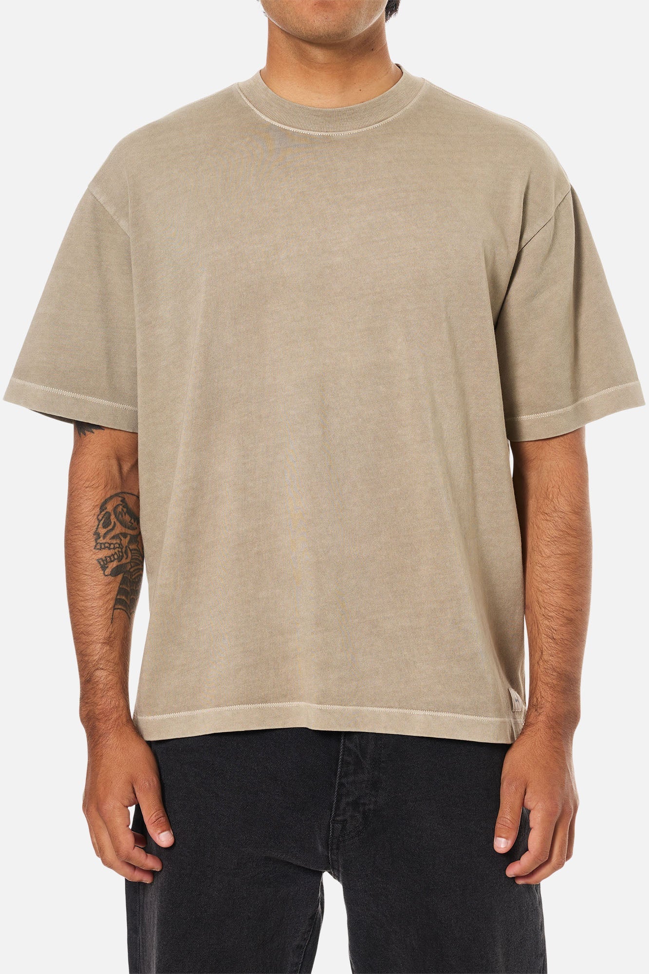 Katin Men's Box Fit Heritage Tee - Vintage Khaki - Image 2