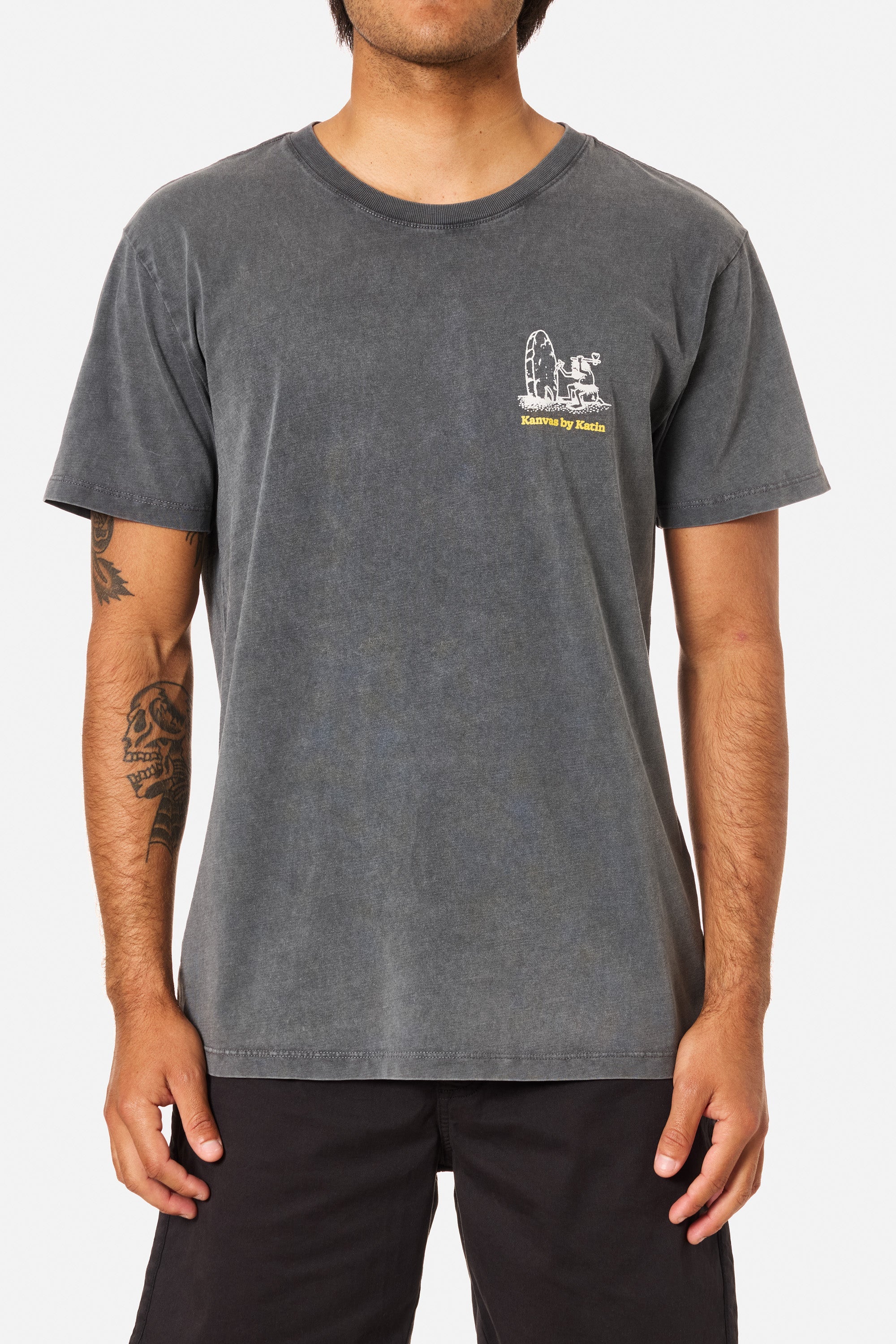 Katin Stone Age Tee - Black Sand Wash - Image 2