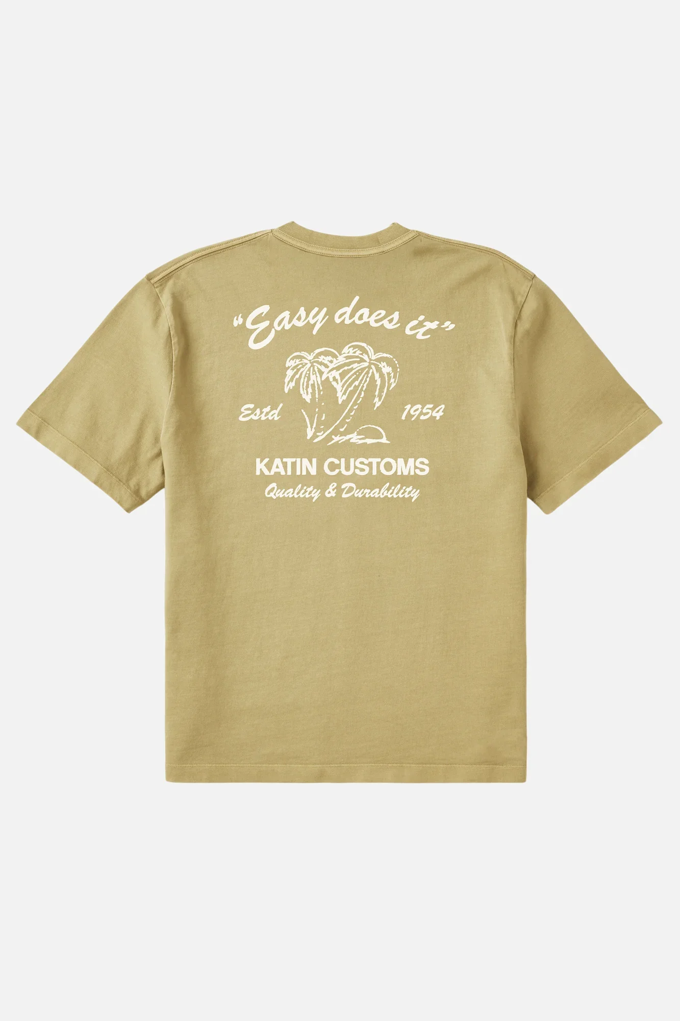 Katin Suds Relaxed Tee - Covert Green Pigment Dye