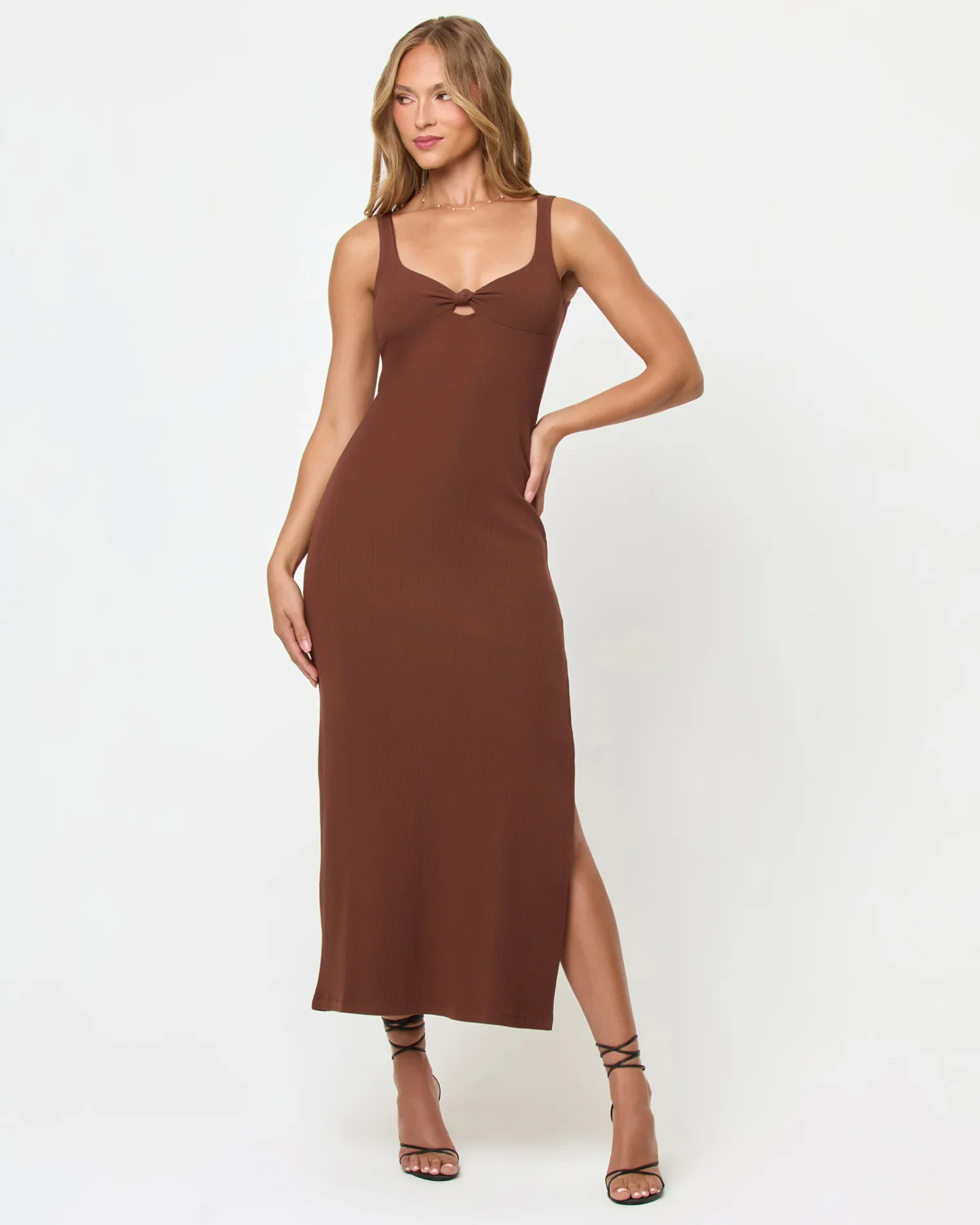 L Space Alexis Dress - Cafe
