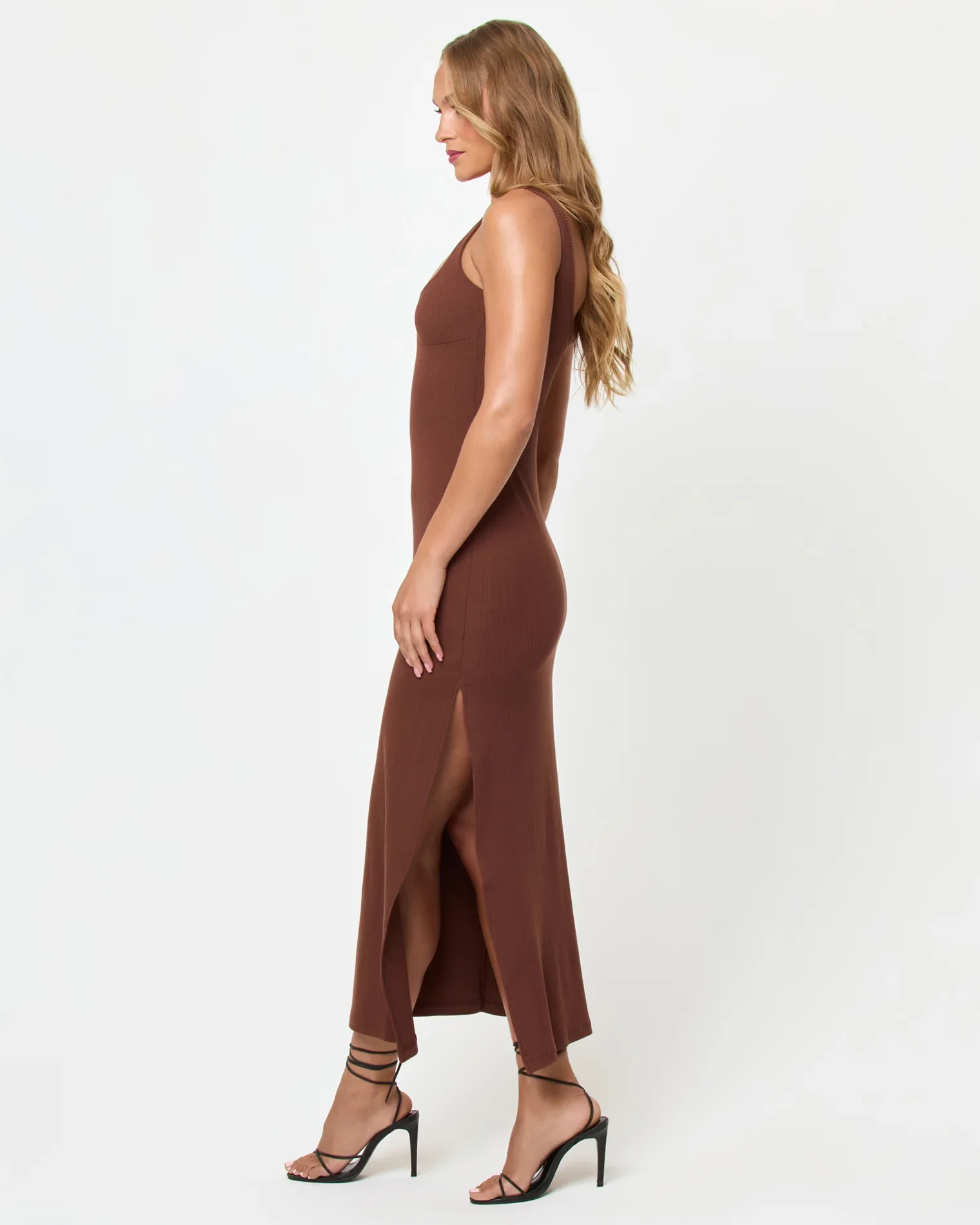 L Space Alexis Dress - Cafe - Image 3
