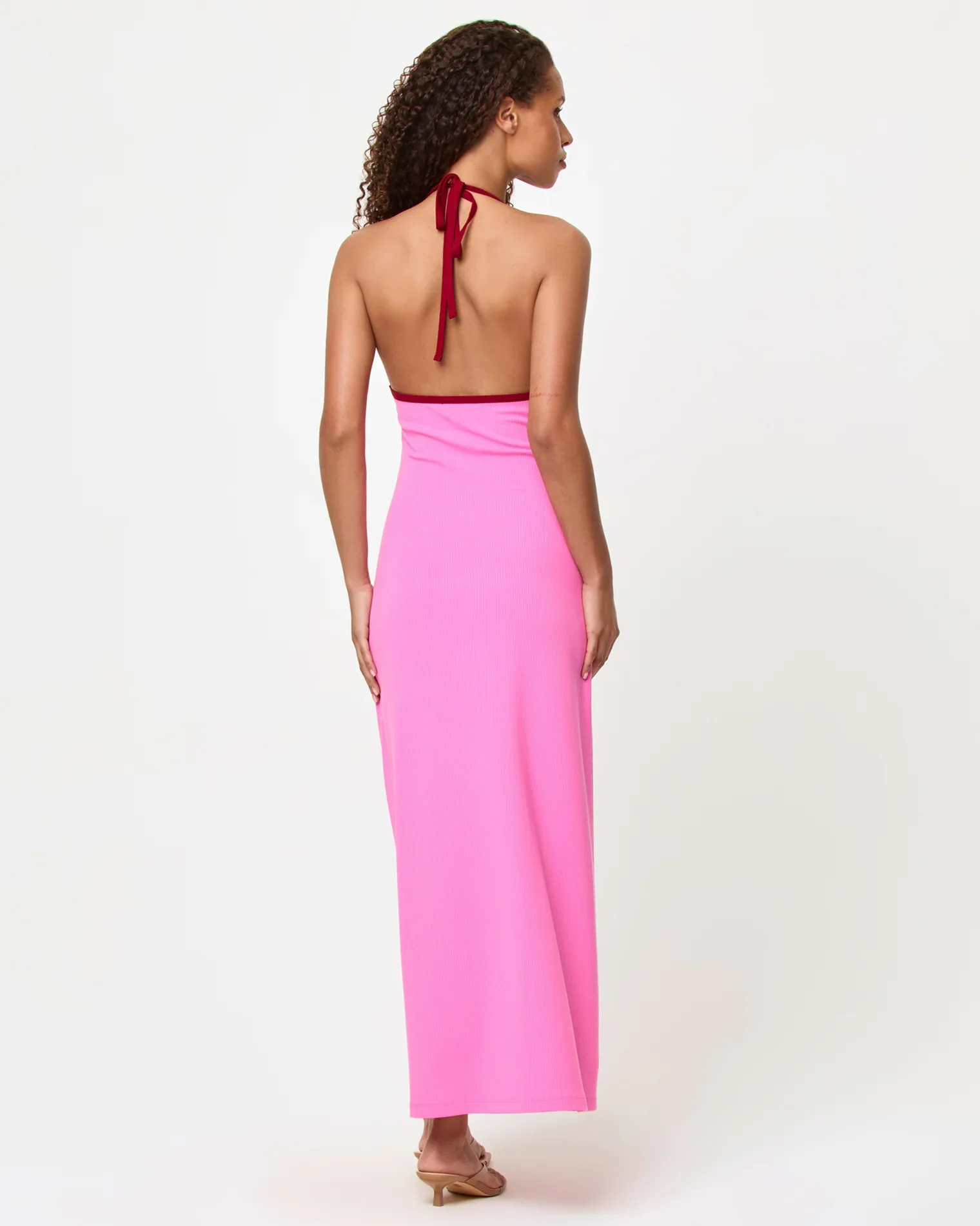 L Space Shea Maxi Dress - Hottest Pink/Simmer - Image 2